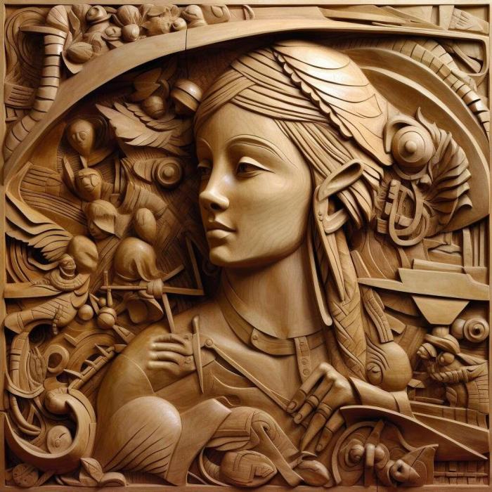 نموذج ثلاثي الأبعاد لآلة CNC 3D Art 